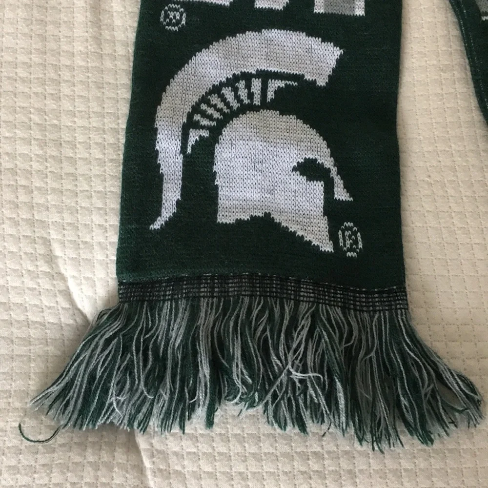 Men Michigan Spartans College Scarf